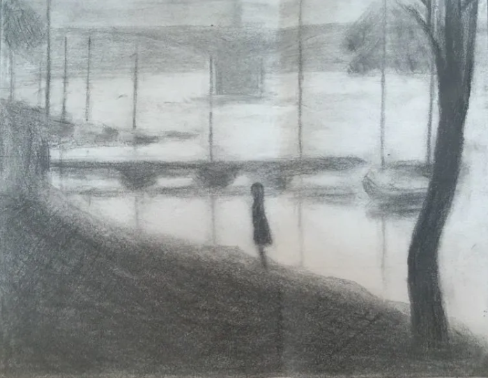 观物绘像——修拉素描作品中的视觉认知模式探究